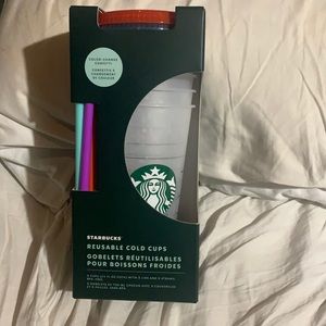 Confetti Starbucks reusable cups